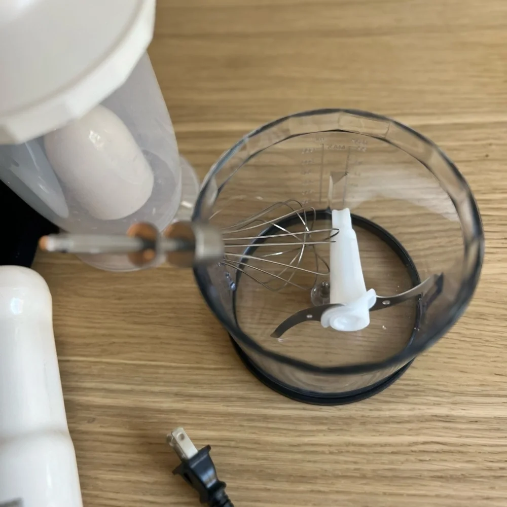ALDI Ambiano Hand Blender Set – 180W, White, with Attachments